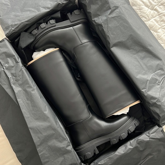 Gia Borghini X Pernille Teisbaek Tubular Combat Boots - Picture 7 of 7